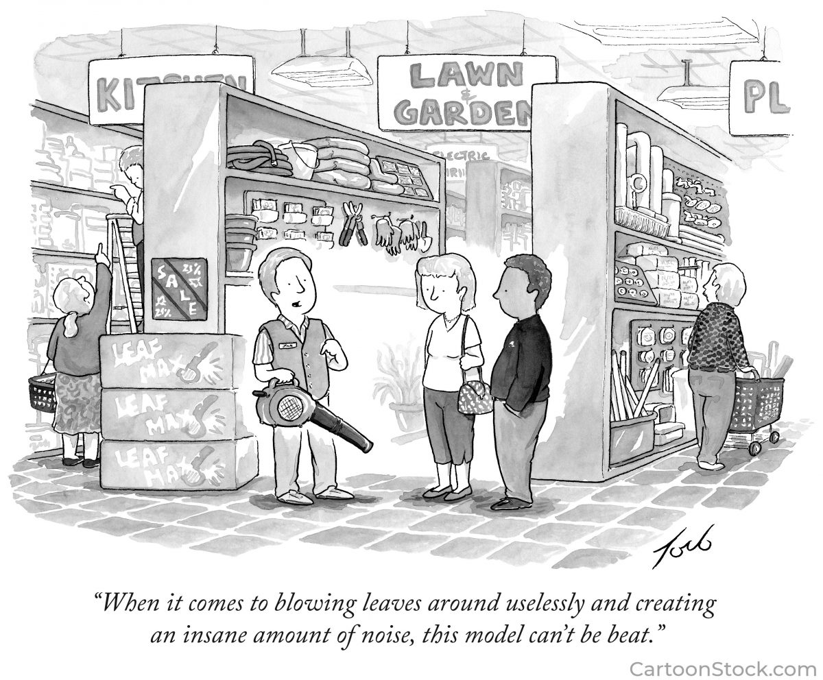 Eliminate Nasty Gas-Powered Leaf Blowers in Kirkland!